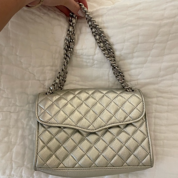 Rebecca Minkoff Bags Rebecca Minkoff Mini Quilted Affair Crossbody Purse Silver Poshmark